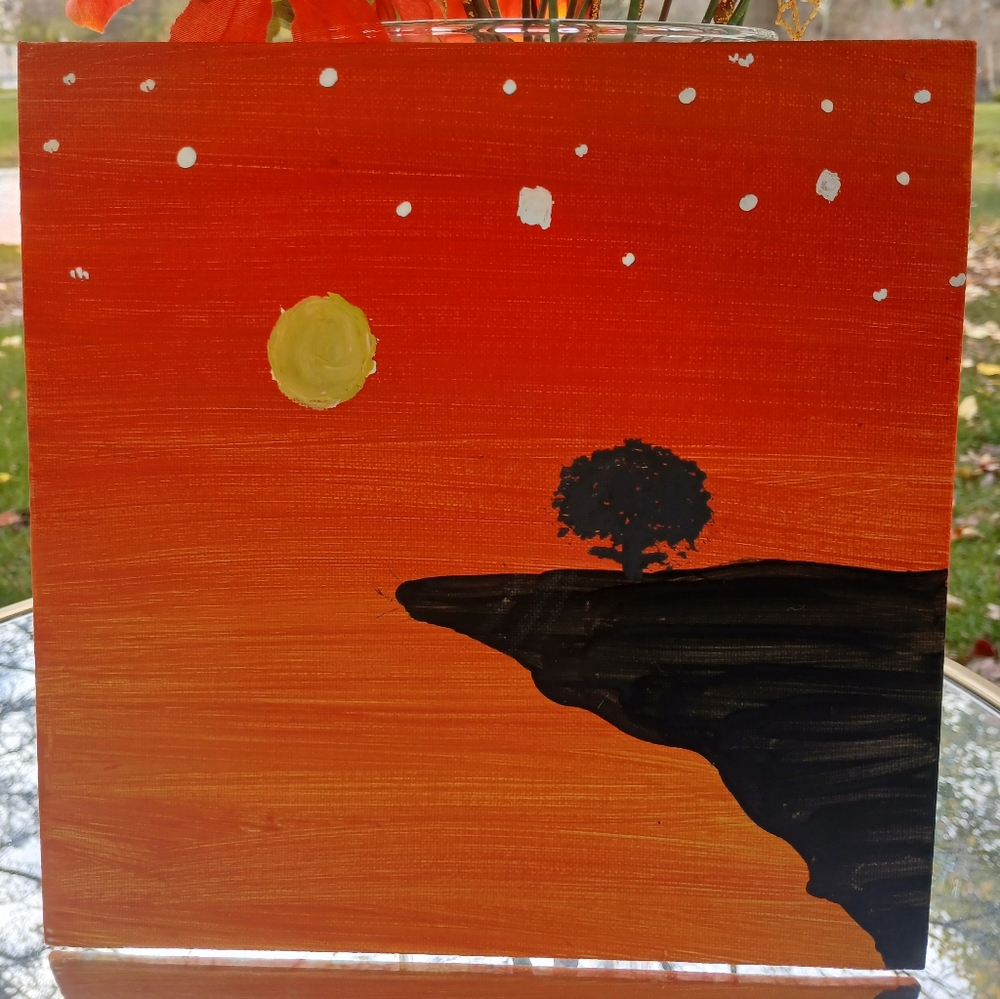 Home-made pastel wall Art